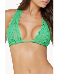 PQ Swim - Lace Triangle Bikini Top - Lyst