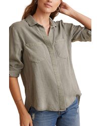 Bella Dahl - Split Back Button-up Shirt - Lyst