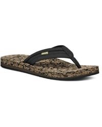 Sanuk - Ziggy Water Friendly Flip Flop - Lyst