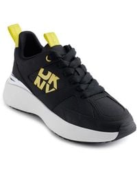 DKNY - Zofi Platform Wedge Sneaker - Lyst