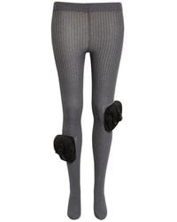 Coperni - Wool Rib Cargo Tights - Lyst