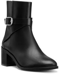Stuart Weitzman - Esme Belted Zip Bootie - Lyst