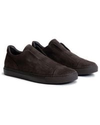 Robert Barakett - Catro Laceless Suede Slip-On Sneaker - Lyst