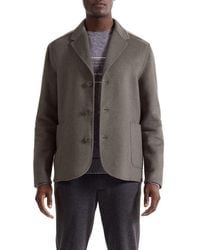 Bugatchi - Felted Wool Blend Three Button Blazer - Lyst
