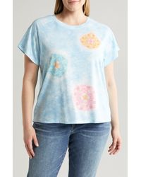 Wit & Wisdom - Floral Print T-shirt - Lyst
