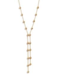 Nordstrom - Ball Chain Y Necklace - Lyst
