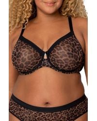 Curvy Couture - Full Figure Mesh Underwire Bra - Lyst