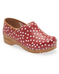 Sanita - Roxbury Polka Dot Clog - Lyst