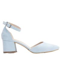 Forever & Always Shoes - Miranda Low Block Heels With Pearls - Lyst