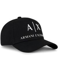 Armani Exchange - Classic Embroidered Logo Baseball Cap - Lyst