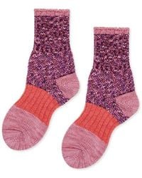 Hansel From Basel - Pixie Dapple Cotton & Wool Blend Crew Socks - Lyst