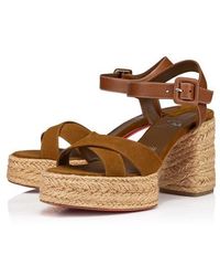 Christian Louboutin - Calakala Espadrille Platform Sandal - Lyst