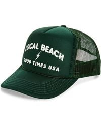 Local Beach - Good Times Usa Trucker Hat - Lyst