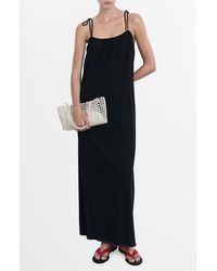Mango - Cotton Maxi Dress - Lyst