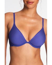 B.tempt'd - Full Transparency Plunge Underwire Bra - Lyst