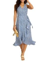 Tommy Bahama - Coastal Shores Wrap Midi Dress - Lyst