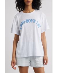 Boys Lie - Embellished 1-800 Oversize Cotton Graphic T-Shirt - Lyst