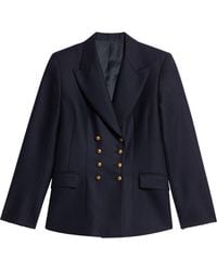 Fortela - Laureen Classic Double-Breasted Wool Jacket - Lyst