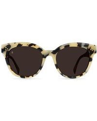 Raen - Breya Round Polarized Square Sunglasses - Lyst