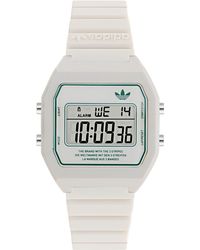 adidas - Digital Two Resin Strap Watch - Lyst