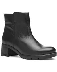 Ara - Plum Side Zip Bootie - Lyst