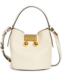 Marni - Trunkaroo Leather Bucket Bag - Lyst