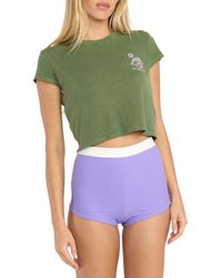 Billabong - Ocean's Greatest Cotton Graphic Baby Tee - Lyst