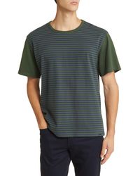 Rails - Sato Stripe Clorblock Cotton T-shirt - Lyst