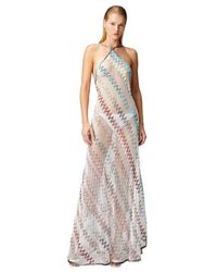 Missoni - Zig Zag Mesh Cover-Up Dress With Sequins - Lyst