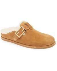 Fendi - Feel Genuine Shearling Clog - Lyst