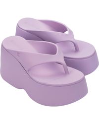 Melissa - Platform Wedge Flip Flop - Lyst