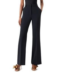 Akris - Florine Wide Leg Wool Blend Pants - Lyst