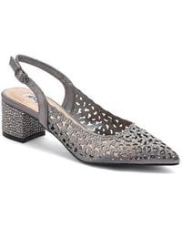 Lady Couture - Rhinestone Block Heel Slingbackpump - Lyst