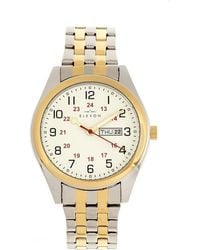 Elevon Watches - Gann Bracelet Watch W/Day/Date - Lyst