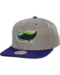 Mitchell & Ness - Tampa Bay Rays Cooperstown Collection Basic Flip Snapback Hat - Lyst