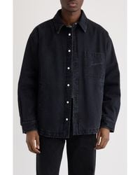 Jacquemus - La Chemise Boulanger Oversize Denim Shirt Jacket - Lyst