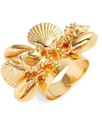 Nest - Tiny Shells Charm Adjustable Ring - Lyst