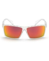 adidas - 63Mm Rectangular Sunglasses - Lyst