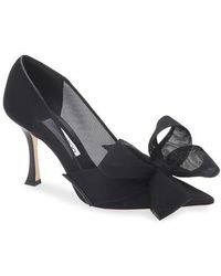 Jimmy Choo - Staz Bow Mesh Pump - Lyst