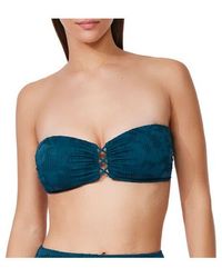 Gottex - Jolene Textured Bandeau Bikini Top - Lyst