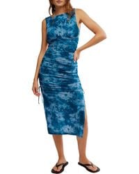 Free People - Take Me Away Mesh Midi Dress - Lyst