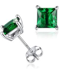 Donatello Gian - Sterling Square Studs - Lyst