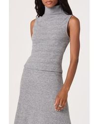 Astr - Sleeveless Turtleneck Sweater - Lyst