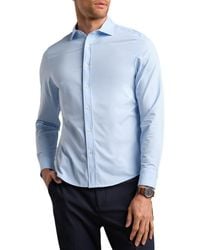 Rhone - Commuter Semi Spread Collar Performance Button-Up Shirt - Lyst