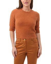 Trina Turk - Maliah Fuzzy Elbow Sleeve Sweater - Lyst