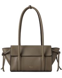 Mulberry - Mini Soft Bayswater Grained Leather Satchel - Lyst