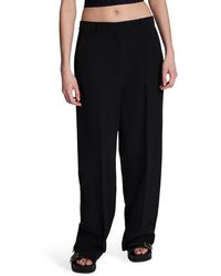 Kenneth Cole - Luxe Twill Wide Leg Pants - Lyst