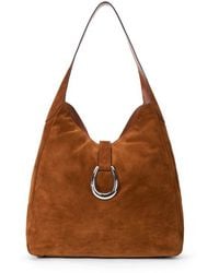 STAUD - Maya Suede Hobo Bag - Lyst