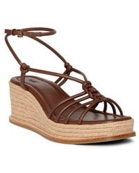 PAIGE - Julian Espadrille Ankle Strap Platform Wedge Sandal - Lyst