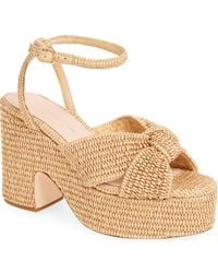 Loeffler Randall - Liza Ankle Strap Platform Sandal - Lyst